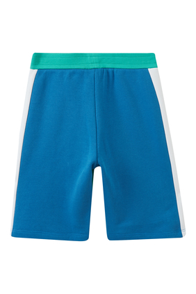 Colorblock Logo Sweat Shorts